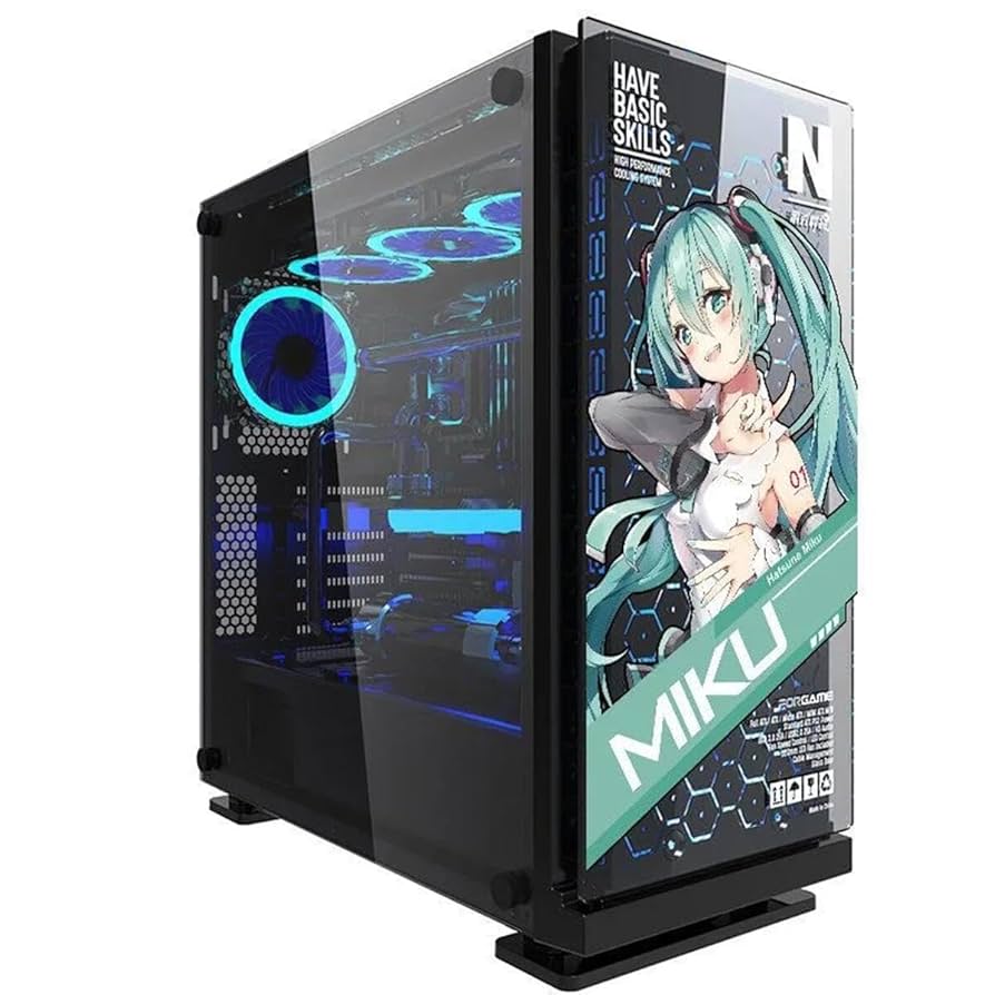 HATSUNE MIKU A23 ミニタワーPCケース ASUS TX Gaming PC Case A23 Chassis Hatsune Miku Edition Read